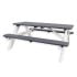 Picknicktafel Deluxe 180 x 70 cm - Grijs/Wit