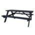 Picknicktafel Deluxe 180 x 70 - Zwart