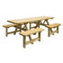 Picknicktafel Belfast XL 240 - Open instap
