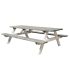 Picknicktafel Deluxe 240 x 70 cm - Grijs / Wit
