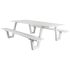 Sens-Line Picknicktafel London Wit Aluminium - 180 cm